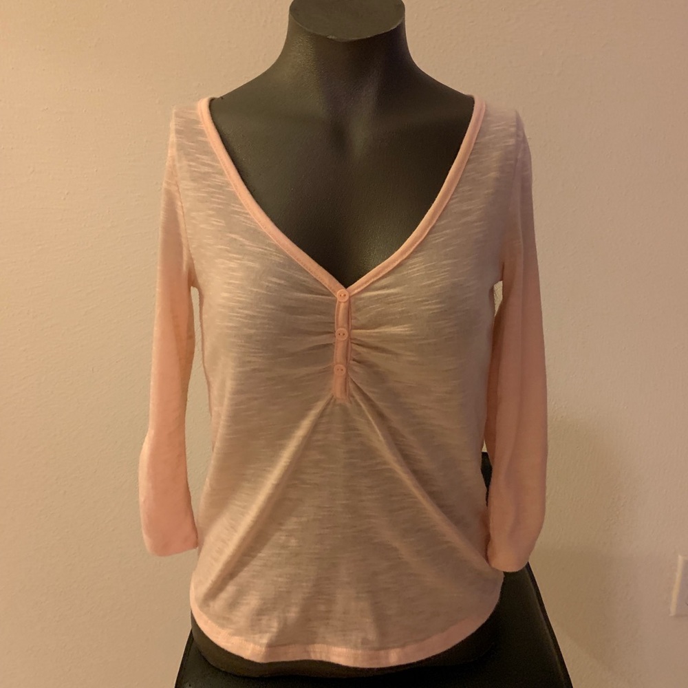 Rue21 Pink quarter length sleeve.